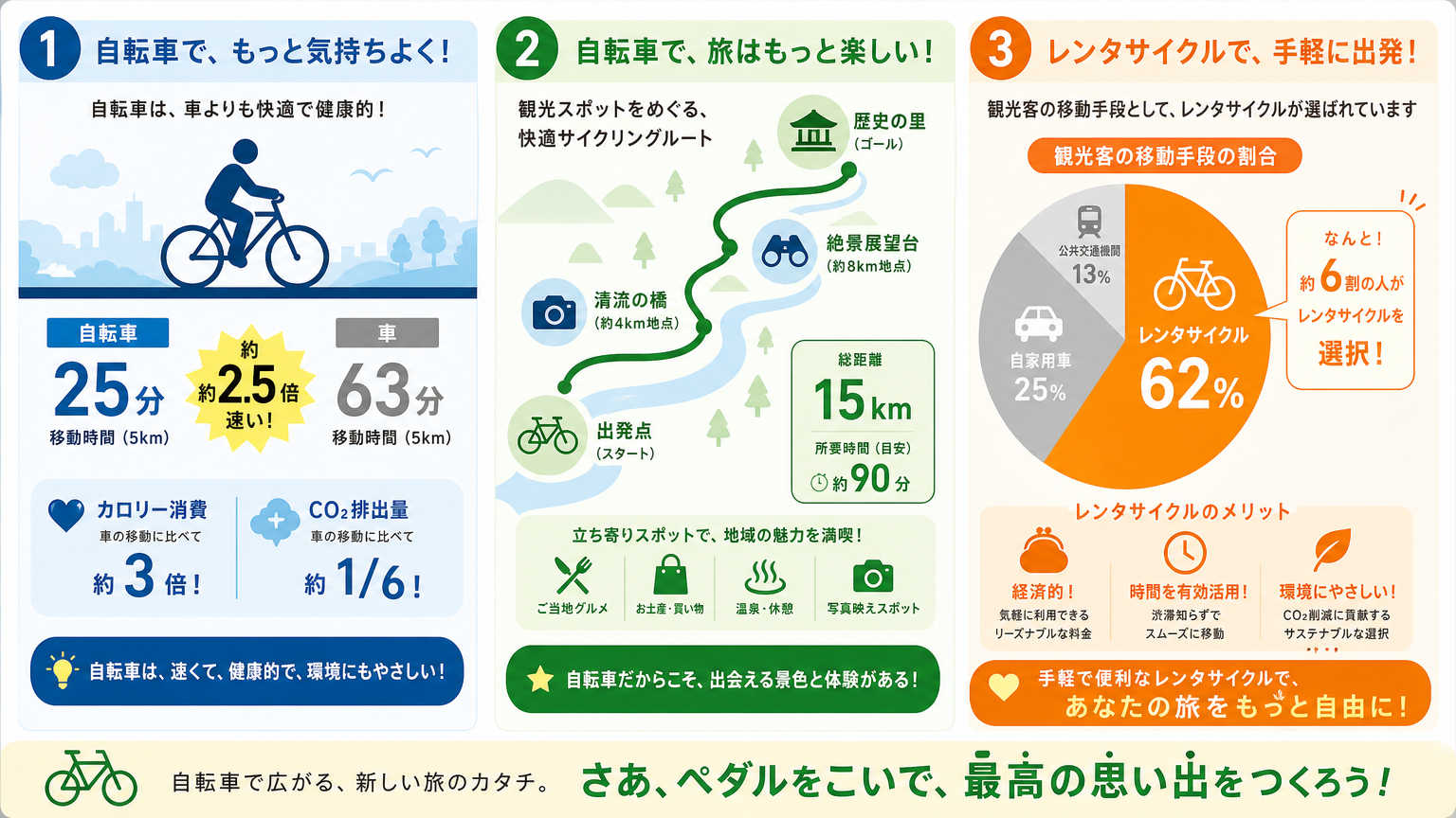 西大路周辺がサイクリングに向いている理由